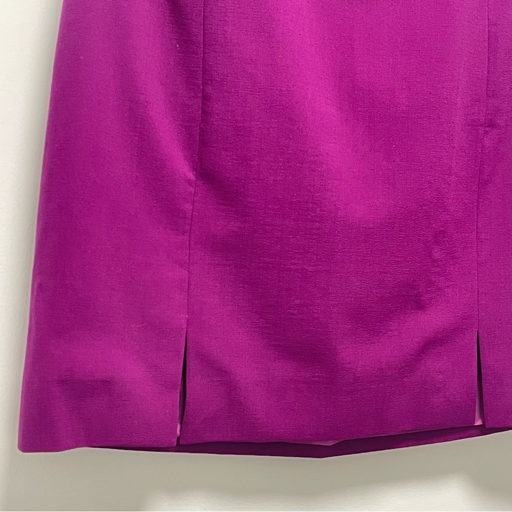 Moschino Cheap & Chic Wool Blend Purple Mini Skirt Size 8 - Picture 3 of 13